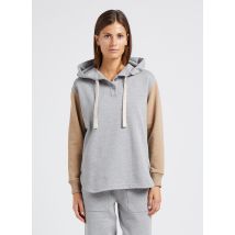 Dnud - Sudadera de mezcla de algodón con capucha - Talla 3 - Beige