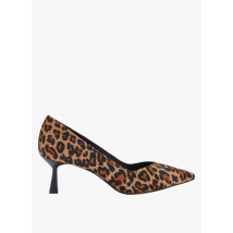 Minelli - Leren pumps met print - 40 Maat - Multikleurig