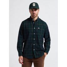 Pepe Jeans - Chemise col classique en coton à carreaux - Taille M - Vert
