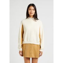 Emile Et Ida - Sweater met ronde hals biokatoenblend - L Maat - Wit