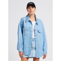 Levi's - Katoenen spijkerjasje met klassieke kraag - M Maat - Jeans verschoten