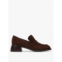 Free Lance - Mocassins en cuir velours - Taille 38 - Marron