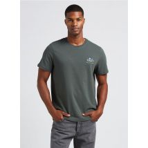 Faguo - Camiseta de algodón con cuello redondo - Talla XS - Verde