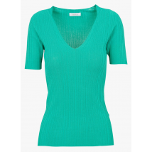 Kookai - Top Col V moulant - Taille 2 - Vert