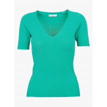 Kookai - Top Col V moulant - Taille 2 - Vert