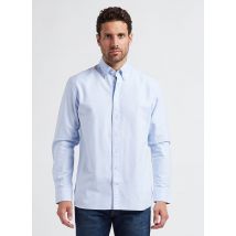 Hackett - Camisa de algodón con cuello clásico - Talla M - Azul