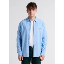 Levi's - Camisa de algodón con cuello clásico - Talla M - Azul