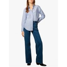 Gerard Darel - Gestreepte - katoenen blouse met klassieke kraag - 40 Maat - Blauw