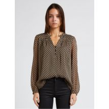 Maison 123 - Henley-bluse - Größe 38 - Beige