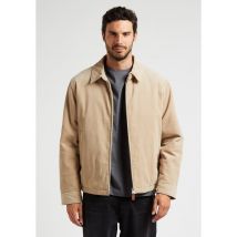 Gant - Jacke mit klassischem kragen aus geripptem baumwollsamt - Größe XL - Grau