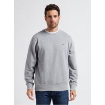Gant - Sudadera de mezcla de algodón con cuello redondo - Talla M - Gris
