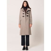 Zapa - Manteau long en laine mélangée - Taille 40 - Beige