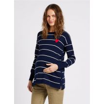 Seraphine - Pulls assortis col rond jacquard en coton - Taille S - Rayé