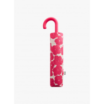 Mango - Opvouwbare paraplu met bloemenprint - Een Maat - Roze
