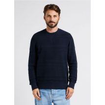 Armani Exchange - Jersey de algodón con cuello redondo - Talla XL - Azul