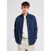 Place des Tendances - Chemise col américain en coton - Taille 37/38 - Bleu