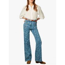 Gerard Darel - Chemise col officier en coton - Taille 46 - Blanc