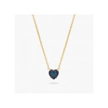 Les Nereides - Collier pendentif pierre coeur la diamantine - Taille Unique - Bleu