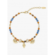 Hipanema - Bracelet en pierres et charms - Taille Unique - Jaune