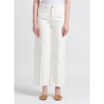 Lab Dip - Rechte - wijde - katoenen jeans met hoge taille - 28 Maat - Wit