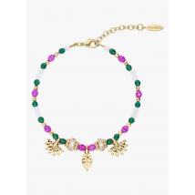 Hipanema - Armband aus steinen und charms - Einheitsgröße - Violett