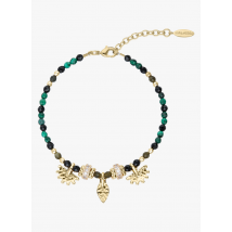 Hipanema - Bracelet en pierres et charms - Taille Unique - Noir