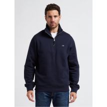 Gant - Sudadera de mezcla de algodón con cuello alto - Talla S - Azul