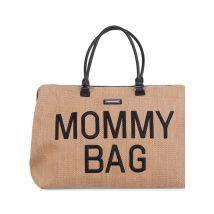 Childhome - Sac à langer mommy bag raffia - Taille Unique - Marron