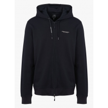Armani Exchange - Sweat col rond à capuche en coton - Taille M - Bleu