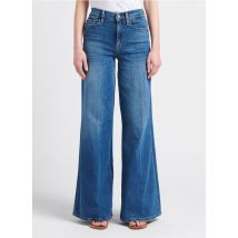 Frame - Wijde jeans met hoge taille - 29 Maat - Jeans verschoten