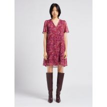 Sud Express - Korte jurk met v-hals en print - M Maat - Roze