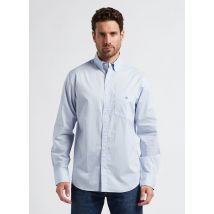 Gant - Chemise droite col classique en coton recyclé - Taille XL - Bleu
