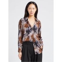 Please - Chemise col classique à imprimés floraux - Taille S - Gris