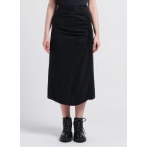 The Korner - Rok met hoge taille en split - 40 Maat - Zwart