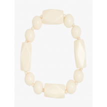 Feeka - Bracelet géométrique élastiqué - Taille Unique - Blanc