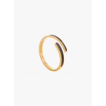 Bangle Up - Bague en métal doré laqué - Taille Unique - Noir