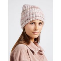 Becksondergaard - Bonnet tricoté à rayures - Taille Unique - Rose