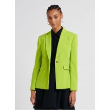 Pinko - Gedetailleerde blazer van corduroy - 42 Maat - Geel