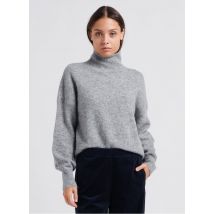 Samsoe Samsoe - Pullover aus alpaka-merinowoll-mix mit stehkragen - Größe M - Grau