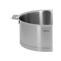 Cristel - Casserole inox strate amovible - Taille 14 cm - Argent