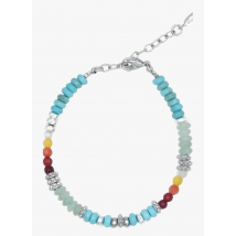 Hipanema - Pulsera de piedras semipreciosas - Talla única - Plata