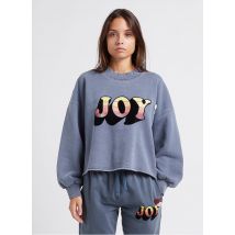 Newtone - Kurzes gerades sweatshirt mit rundhalsausschnitt aus baumwolle - Größe 0 - Blau