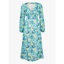 Kookai - Robe longue Col V imprimé - Taille 38 - Vert