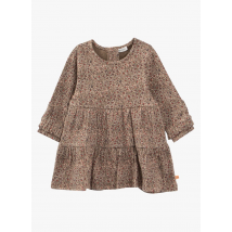 Ikks Junior - Korte jurk met ronde hals katoenblend - 6M Maat - Kakigroen