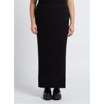 Gina Tricot - Halflange rok van katoenmix - L Maat - Zwart
