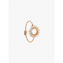 Yay - Anillo con perlas cultivadas - Talla S - Blanco
