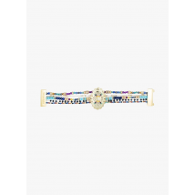Hipanema - Brede - meerdelige armband met siersteentjes - L Maat - Goudkleurige