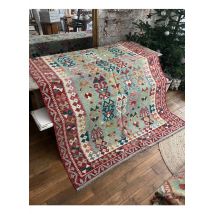 Debongout - Le tapis kilim n149 - Taille 240x176 - Multicolore