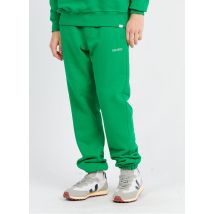 Les Deux - Jogging droit brodé en coton - Taille L - Vert
