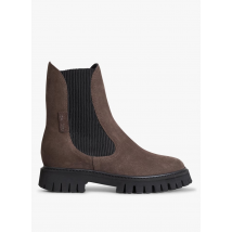 Free Lance - Botines de piel aterciopelada - Talla 39 - Beige